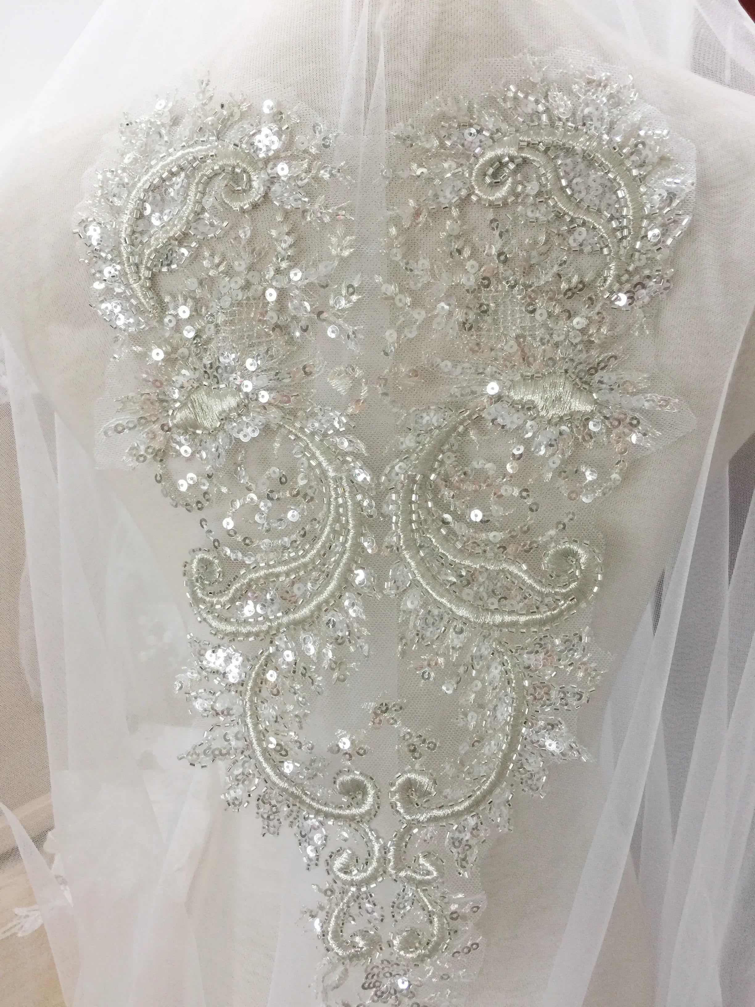 3D Beaded Sequin Lace - Exquisite for Wedding Dress & Evening Gown