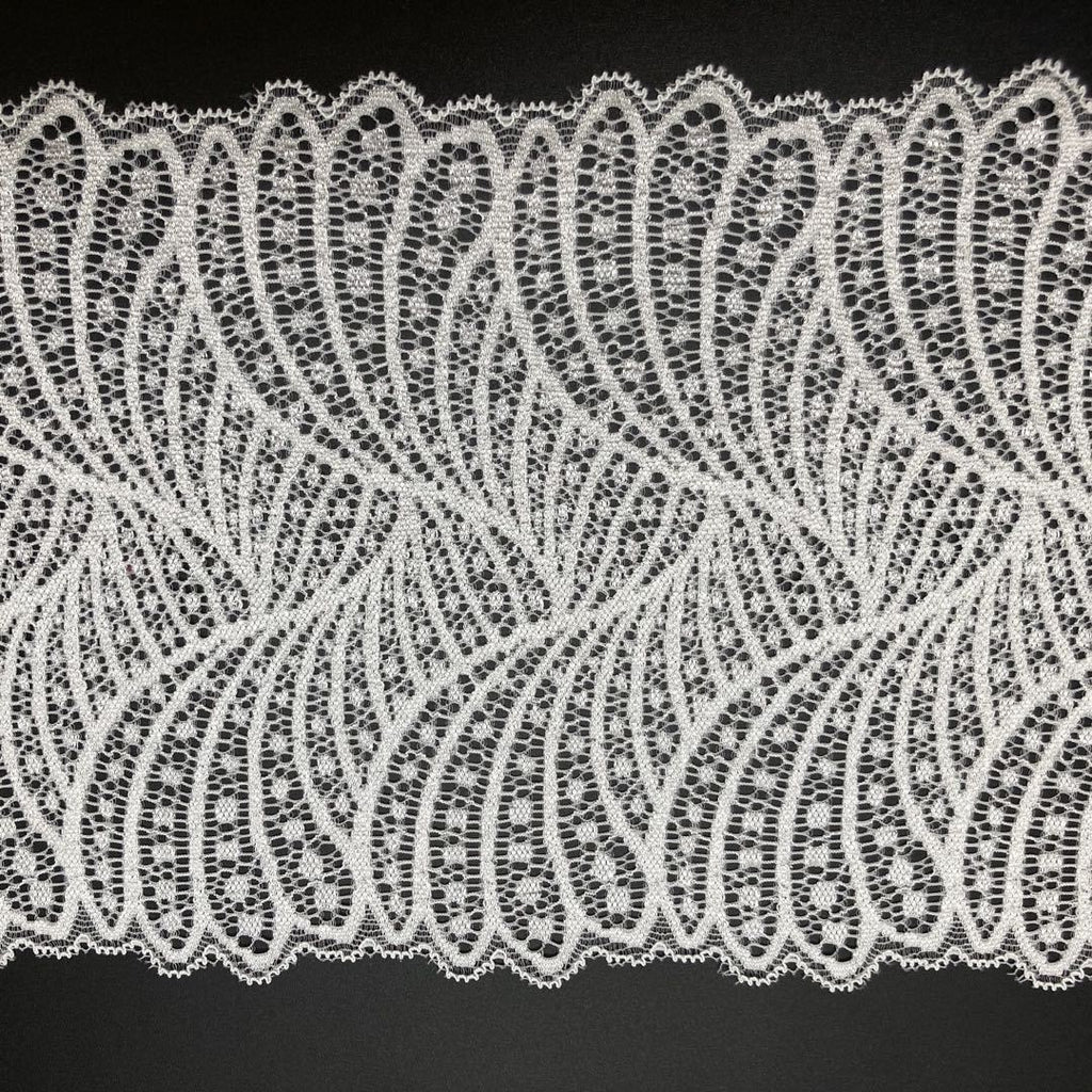 Geometric Stretch Nylon Lace Trim 17 cm — fabric photo 5