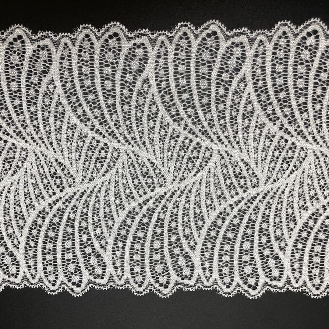 Geometric Stretch Nylon Lace Trim 17 cm — fabric photo 5