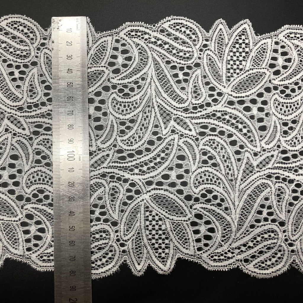 Leaf Stretch Nylon-Spandex Lace Trim - Style 61791 — fabric photo 5
