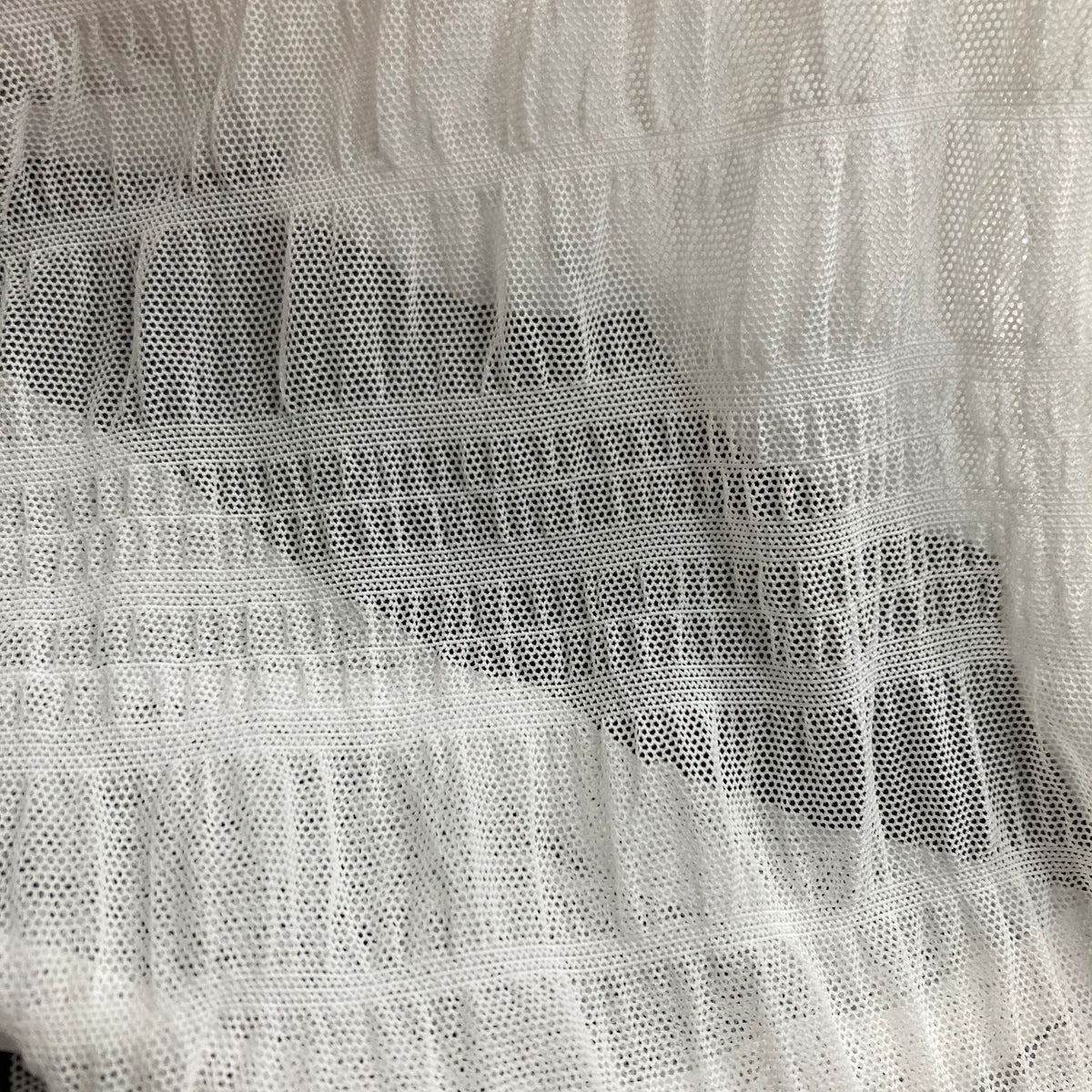Double-Scallop Straight-Edge Stretch Lace Fabric 140 cm — fabric photo 4