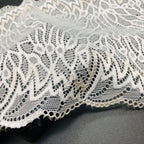 Leaf Two-Tone Stretch Lace Trim 15 cm — fabric photo 4