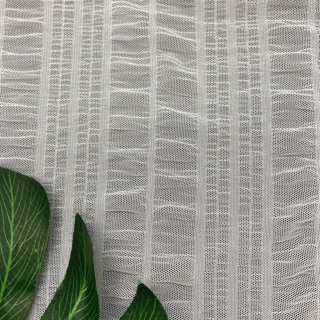 Double-Scallop Straight-Edge Stretch Lace Fabric 140 cm — fabric photo 3