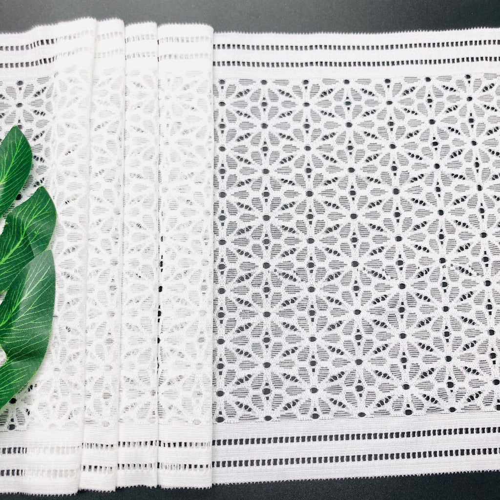 Circular Openwork Straight-Edge Stretch Lace Trim 25 cm — fabric photo 5
