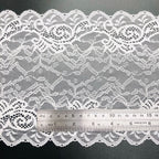 Leaf Stretch Nylon-Spandex Lace Trim — fabric photo 3