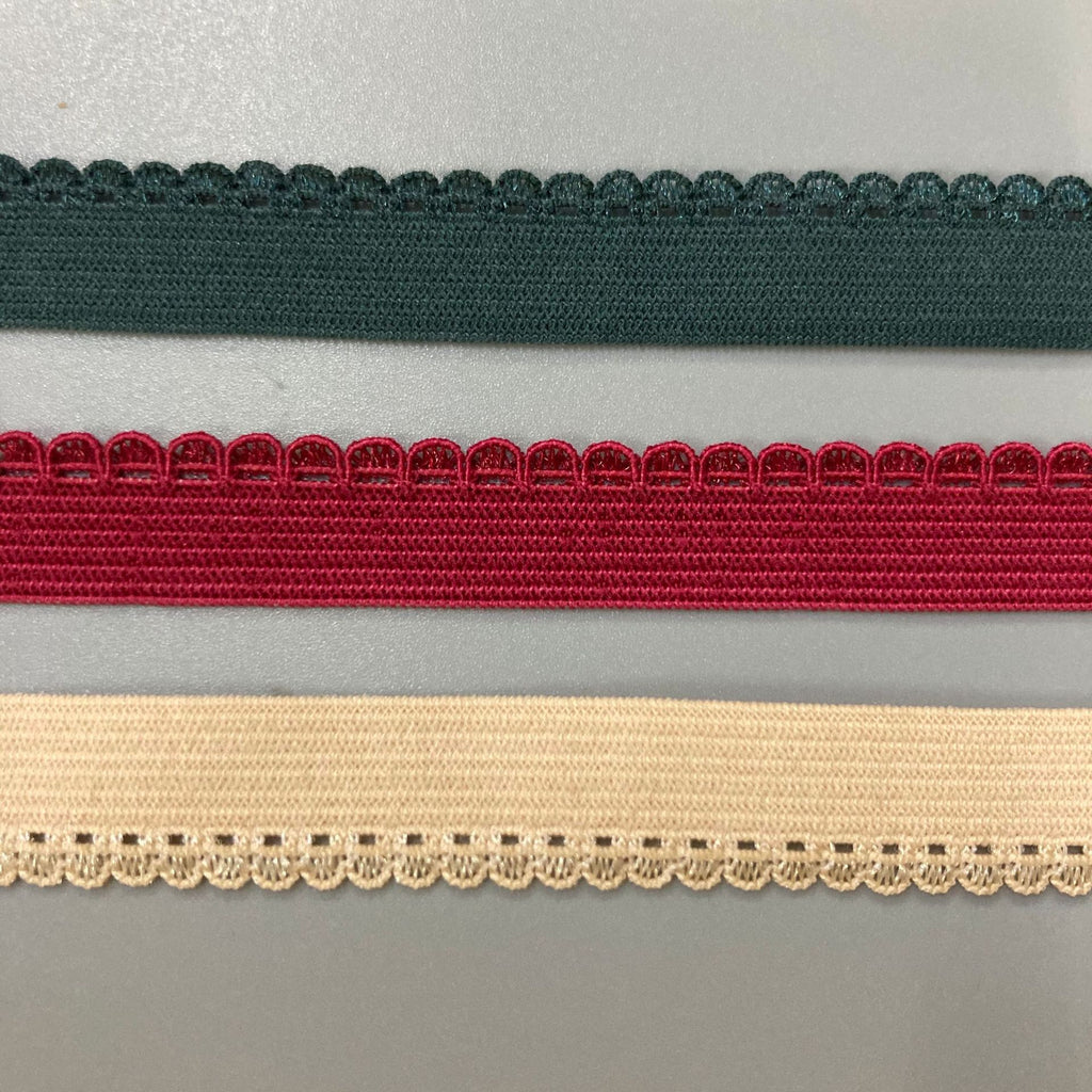 Knitted Stretch Nylon Lace Trim 1 cm