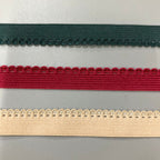 Knitted Stretch Nylon Lace Trim 1 cm — fabric photo 2