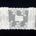 Large Floral Stretch Lace Trim 24 cm — fabric photo 5