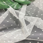 Star-Dot Stretch Lace Fabric 150 cm
