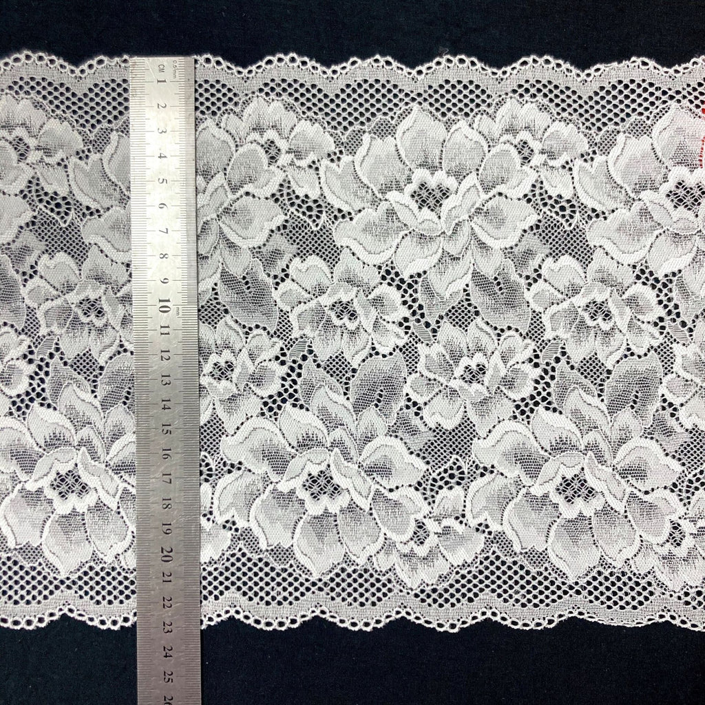 Leaf Stretch Nylon Lace Trim 23 cm