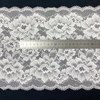 Leaf Stretch Nylon Lace Trim 23 cm — fabric photo 2