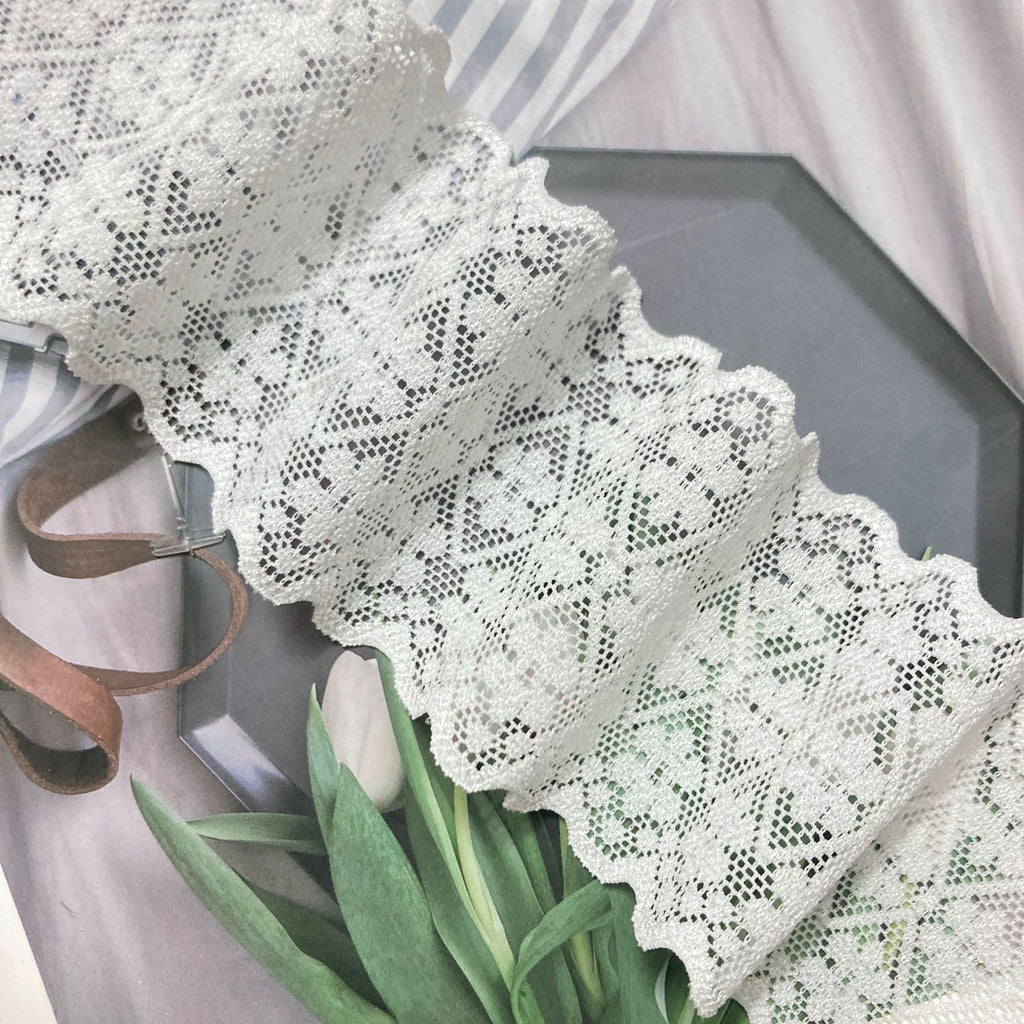 Stretch Lace Trim 5 cm - Style 16863 — fabric photo 2