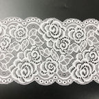 Leaf Stretch Lace Trim 15 cm — fabric photo 5