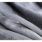 Diamond Ice Flower Pleated Satin Chiffon - Starry for Evening Gown