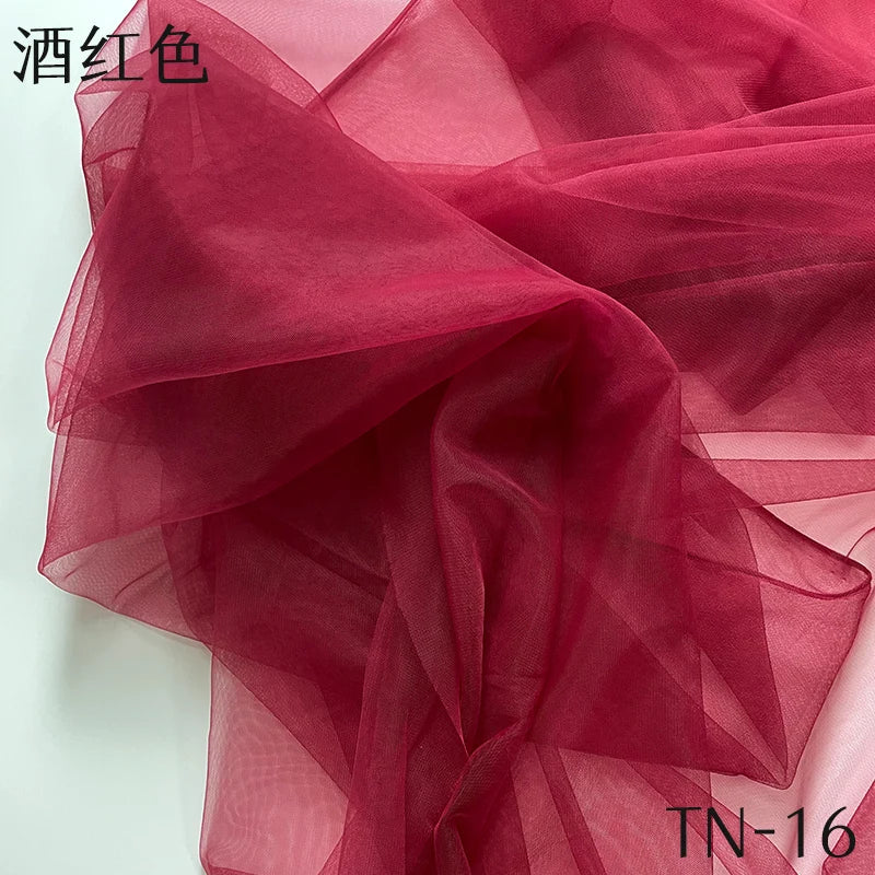 221 colors Soft Tulle Fabric - Purple Mesh for Wedding Décor & Clothing