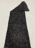 Stretch 3/5 mm Sequin Embroidered Stretch Mesh Fabric – Design 63615 — fabric photo 6