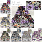 Classic Multicolor Sequin Embroidered Fabric for Qipao — fabric photo 3