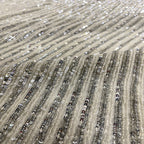 Dense 2mm Laminated Sequin Embroidery Fabric