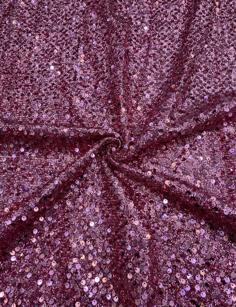 5 mm Sequin Embroidered Bridal Fabric – Design 20735 — fabric photo 5
