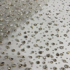 Gradient Irregular Hot-Fix Rhinestone Fabric — fabric photo 5