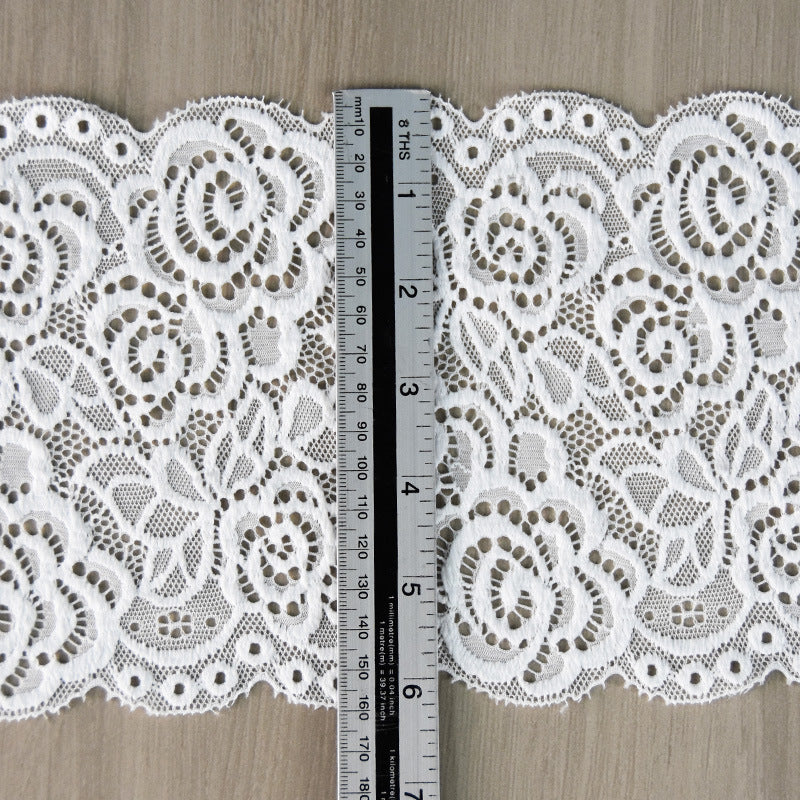 Leaf Stretch Lace Trim 15 cm