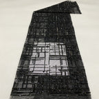 Grid Base 3mm Laminated Sequin Fabric — fabric photo 4