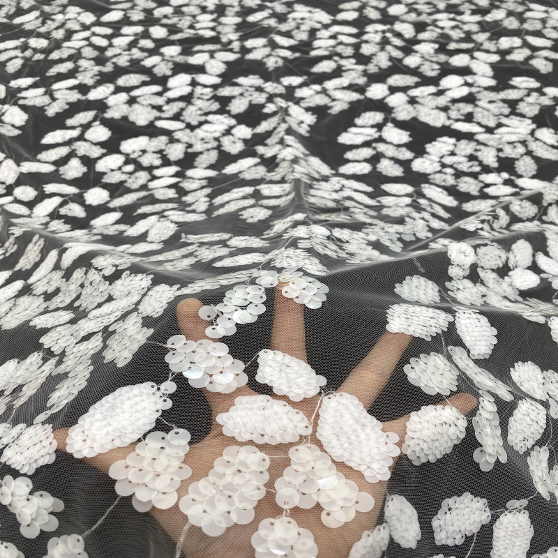 7mm & 9mm Sequin Mesh Fabric — fabric photo 2
