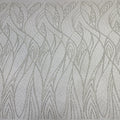 3/4 mm Crystal-Look Sequin & Silver-Bead Embroidered Bridal Fabric – Design 22111 — fabric photo 6