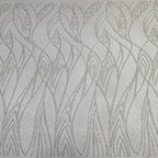 3/4 mm Crystal-Look Sequin & Silver-Bead Embroidered Bridal Fabric – Design 22111 — fabric photo 6