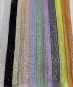 3/5 mm Sequin Embroidered Irregular Mesh Fabric — fabric photo 3