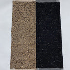 Geometric Bead Sequin Embroidery Fabric — fabric photo 3