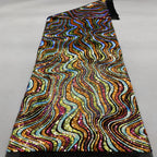 Heavy 3–5mm Iridescent Sequin Embroidered Fabric — fabric photo 2