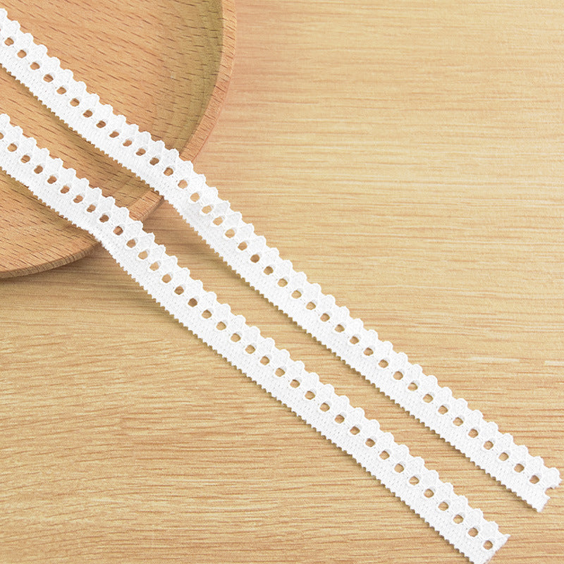 Geometric Corded Lace Trim 1.1 cm — fabric photo 5