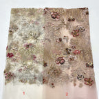 Multicolor Thread Bead and Mixed Sequin Embroidery Fabric — fabric photo 4