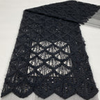 Rope & Bead Sequin Embroidery Fabric for Dresses — fabric photo 4