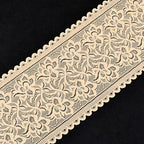 Ruffled Knitted Stretch Lace Trim 22 cm — fabric photo 5