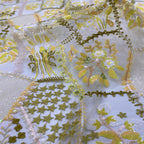 Multicolor 2/3/4/5 mm Layered Sequin Embroidered Bridal Fabric – Design 33023 — fabric photo 5