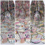 Multicolor Sequin Embroidered Tulle Mesh Fabric