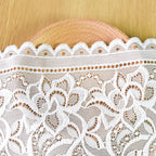 Ruffled Knitted Stretch Lace Trim 22 cm — fabric photo 3