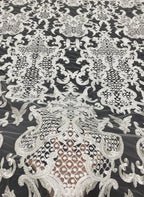 Bead & Sequin Embroidered Fabric for Gowns — fabric photo 2