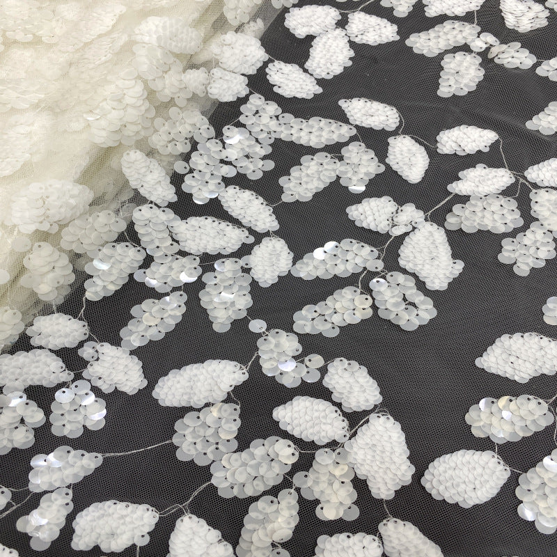7mm & 9mm Sequin Mesh Fabric — fabric photo 3
