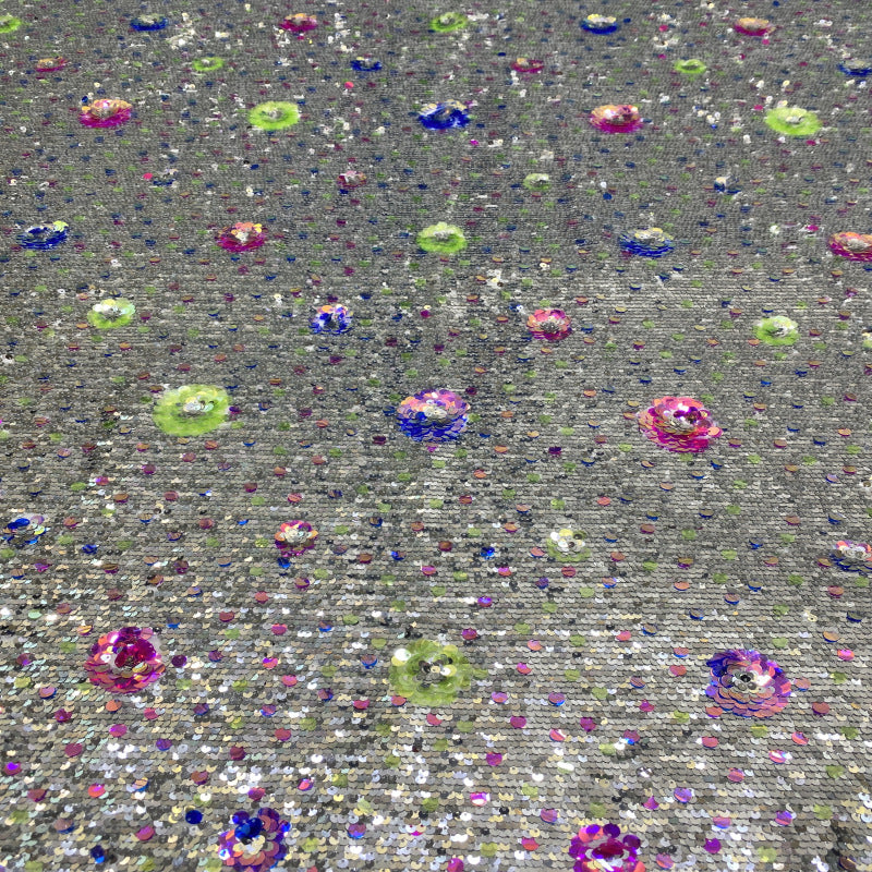 Stretch Mesh with 5/9mm Sequins — fabric photo 5