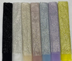 Mini Diamond Bead & Crystal Sequin Fabric