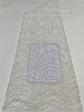 Heavy Sequin & Bubble-Bead Embroidered Bridal Fabric – Design 57183 — fabric photo 6