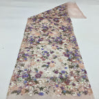 Colorful Laminated Sequin Embroidered Mesh Lace — fabric photo 4