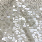 Chiffon with 12mm & 18mm Sequin Embroidery — fabric photo 3