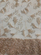 Gradient Bead Embroidery with 5 mm Sequins — fabric photo 3