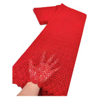 Ditsy Floral Cutwork Water-Soluble Guipure Lace Fabric — fabric photo 4