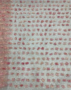 Sequin Embroidered Bridal Fabric – Design 01407 — fabric photo 6