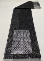 Mini Diamond Bead & Crystal Sequin Fabric — fabric photo 6